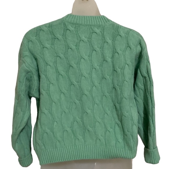 Linn33Sunny Online Apparel‎ Wool blend sweater, soft mint green, Small womens - Picture 3 of 9